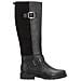 Black Elegant Closed Ladies' Boots Stivali Pelle Scarpe Donna Nero Eu 38, R6593-00 - Foto miniatura 3