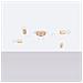 Lampadario Timbo 4 Bianco Sl. 1665 - Soppalco Lampadario Bianco /legno Naturale 16.5x75x58 Cm - Foto miniatura 2