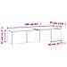 Mobili TV a Parete con Luci LED 2pz Rovere Sonoma 80x35x31 cm - Foto miniatura 2