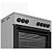 CUCINA 60X60 FELETTR VENTILATO 4F INOX CLASSE A COPERCHIO VETRO - Foto miniatura 3