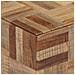 Tavolino 40x40x45 Cm Teak Massello Di Recupero - Foto miniatura 5