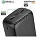 Batteria 30000mah 2xusb 1xusb-c 18w Compatta, Nero - Foto miniatura 2