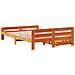 Letto senza Materasso Marrone Cera 160x200 cm in Legno di Pino - Foto miniatura 8