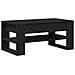 Tavolino da caffè in rovere nero 102x55x45 cm in legno ingegnerizzato - Foto miniatura 1