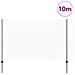 Posti per Recinzioni  10 pz U-Channel Grigio 150 cm Acciaio, Recinto Esagonale  Grigio 1.5x10 m Acciaio - Foto miniatura 3