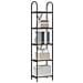 Libreria Rovere fumo 40 x 30 x 183 cm Legno multistrato - Foto miniatura 3