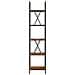 Libreria Rovere fumo 40 x 30 x 183 cm Legno multistrato - Foto miniatura 5