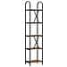 Libreria Rovere fumo 40 x 30 x 183 cm Legno multistrato - Foto miniatura 7