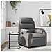 Poltrona Reclinabile Grigia in Similpelle - Foto miniatura 2