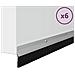 Spazzole per porte a vite 6 pcs Argento 100 cm - Foto miniatura 3
