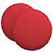 Cuscini per Seduta 2 pcs Rosso Ø60 x 21 cm Tessuto - Foto miniatura 1