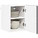 Pensile cucina 2 pcs Nero 30 x 31 x 40 cm Legno multistrato - Foto miniatura 3