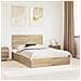 Letto con Contenitore con testiera Rovere Sonoma 150 x 200 cm - Foto miniatura 2