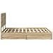 Letto con Contenitore con testiera Rovere Sonoma 150 x 200 cm - Foto miniatura 9