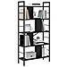 Libreria Rovere Nero 75 x 30 x 156 cm Legno multistrato - Foto miniatura 3