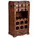 Baul Porta Bottiglie In Legno 44x30x85h Cm - Foto miniatura 1