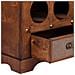 Baul Porta Bottiglie In Legno 44x30x85h Cm - Foto miniatura 6