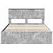 Struttura del letto con cassetto Grigio cemento 135 x 190 cm - Foto miniatura 8