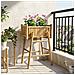 Vaso da Giardino con Supporto Naturale 50 x 38 x 74 cm Bambù - Foto miniatura 2