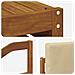 Set divani 10 pcs Naturale e Beige Legno di Acacia Massello - Foto miniatura 7