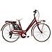 Bici Donna Telaio Alluminio Linea Cottage Misura 28 Bicicletta Cambio 6v City Bike Vintage Completa Di Accessori Finiture Panna - 44 Rosso Opaco - Foto miniatura 1