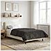 Duvet Estivo Antracite 135 x 200 cm Microfibra e Fleece Teddy - Foto miniatura 2