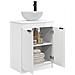 Mobile da bagno con lavabo Bianco Lucido 54 x 35 x 83 cm - Foto miniatura 3