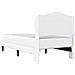 Struttura del letto con testiera Bianco 90 x 200 cm Similpelle - Foto miniatura 8