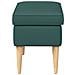 Poggiapiedi Verde Scuro 55 x 35 x 41 cm Poliestere - Foto miniatura 3