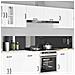 Schienale da cucina 2 pcs Grigio scuro 120 x 40 cm - Foto miniatura 2
