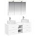 Set di mobili per il bagno 4 pcs Bianco - Foto miniatura 1