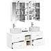 Set di mobili per il bagno 4 pcs Bianco - Foto miniatura 3