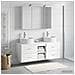 Set di mobili per il bagno 4 pcs Bianco - Foto miniatura 4