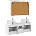 Set di mobili per il bagno 4 pcs Bianco - Foto miniatura 8