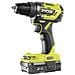 18v One Plus E-torque Trapano Avvitatore Brushless - 2 Batterie 18v 2.0ah - 1 Caricabatterie R18dd5-220s - Foto miniatura 1