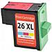 Cartuccia Lexmark 26xl Colore Compatibile Per Lexmark Jet Printer Z13 Z23 Z23e (10n0227 27) 10n0026 Capacita' 15ml - Foto miniatura 1