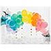 Partydeco - 10 Palloncini In Lattice Pastello Multicolor - Foto miniatura 2
