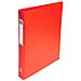 Ring Binder Exacompta - 25 mm Binder Capacity - A4 - 210 mm Larghezza x 297 mm Lunghezza Dimensione Foglio - 4 Chiusura - Polipropilene - Rosso - Foto miniatura 1
