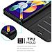 Custodia Compatibile Con Samsung Galaxy M11 In Nero Carbone - Coperchio Protettiva Con Chiusura Magnetica, Funzione Stand E Tasca Per Le Carte - Foto miniatura 4