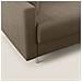 Megan Divano Letto Angolare In Microfibra Smacchiabile T11 Marrone 251 Cm Sinistro (mat. 120x197) - Foto miniatura 4