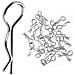 10 Pezzi Acciaio Inossidabile Auto Body Pin 1/10 Corpo Shell Clip Rc Modelli - Foto miniatura 1