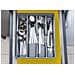 Tappetino Gommato Antiscivolo Multiuso Per Cassetti E Superfici Colore Giallo 65x400cm Giallo - Foto miniatura 2