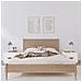 Comodini 2 Pz Bianco 40x34x35 Cm In Legno Massello Di Pino - Foto miniatura 1