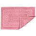 Tappeto Bagno Doccia Spugna Tinta Unita Torino Tappetino Super Assorbente In Cotone Pelo Corto Con Greca 60x180 Rosa - Foto miniatura 3