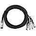 Mc2609130-001 Cavo Infiniband 1 M Qsfp 4xsfp+ Nero - Foto miniatura 1