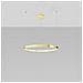 Sollux Lighting Lampadario Rio 78 Oro Lucido Led 3000k Th. 246 - Moderno Lampada A Sospensione D'oro 150x78x78 Cm - Foto miniatura 2