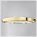 Sollux Lighting Lampadario Rio 78 Oro Lucido Led 3000k Th. 246 - Moderno Lampada A Sospensione D'oro 150x78x78 Cm - Foto miniatura 4