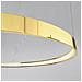 Sollux Lighting Lampadario Rio 78 Oro Lucido Led 3000k Th. 246 - Moderno Lampada A Sospensione D'oro 150x78x78 Cm - Foto miniatura 6