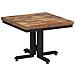 Tavolino Da Salotto 55x55x40cm Massello Teak Di Recupero - Foto miniatura 3
