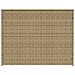Contenitore Da Giardino Beige Misto 984l In Polyrattan - Foto miniatura 3